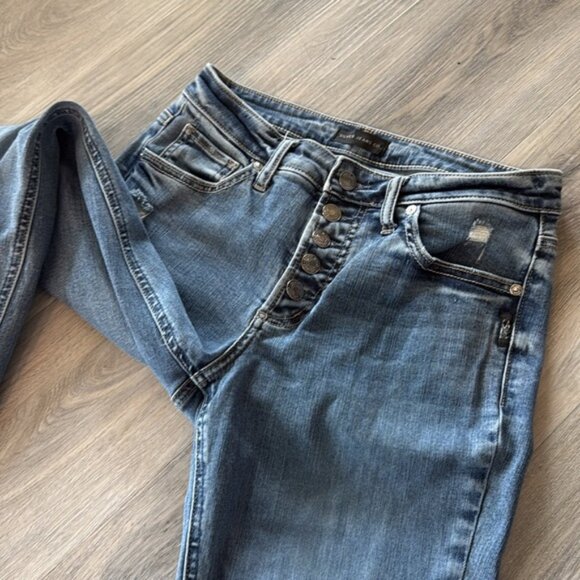 🚩 Silver Jeans most wanted straight denim jeans size 27 - Picture 7 of 12